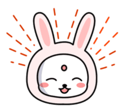 TEMCORON -Worrier rabbit version- sticker #5533849