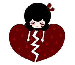Sad Princess sticker #5534010