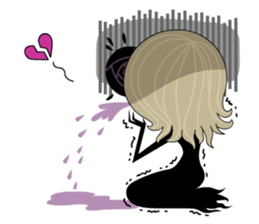Sad Princess sticker #5534014