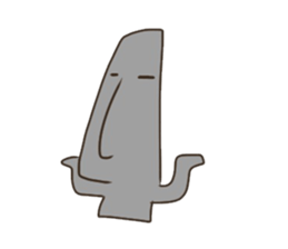 The moai's way of life sticker #5534035