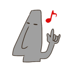 The moai's way of life sticker #5534037