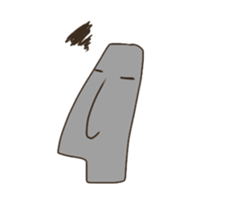 The moai's way of life sticker #5534038