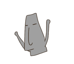 The moai's way of life sticker #5534047