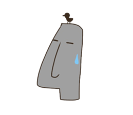 The moai's way of life sticker #5534058