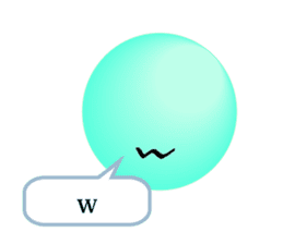 Emoticon by the letter sticker #5534376