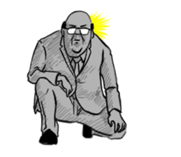 Salaryman Yamasaki Shigeru 2 sticker #5534524