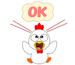 Always cheerful chicken sticker #5534545
