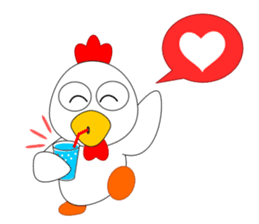 Always cheerful chicken sticker #5534551