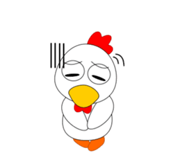 Always cheerful chicken sticker #5534558