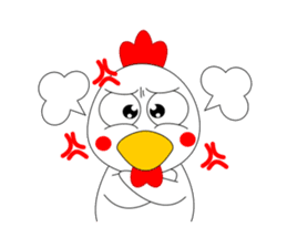 Always cheerful chicken sticker #5534562