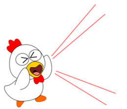 Always cheerful chicken sticker #5534564