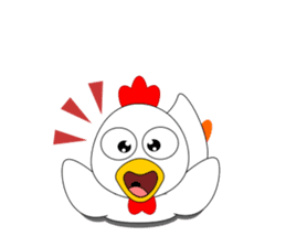 Always cheerful chicken sticker #5534567