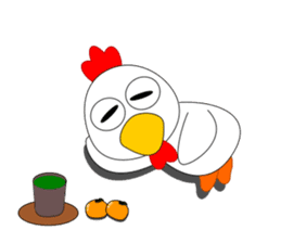 Always cheerful chicken sticker #5534568