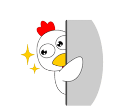 Always cheerful chicken sticker #5534569
