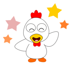 Always cheerful chicken sticker #5534570