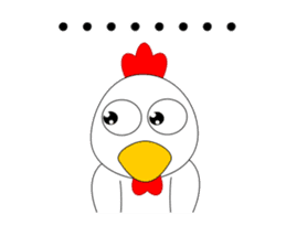 Always cheerful chicken sticker #5534572