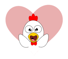Always cheerful chicken sticker #5534575