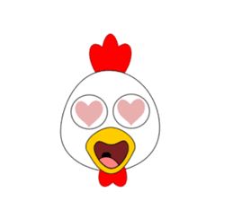 Always cheerful chicken sticker #5534579