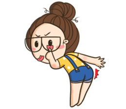 TuaGom : a little cute girl 2 sticker #5534823