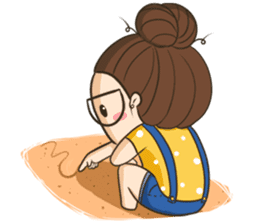 TuaGom : a little cute girl 2 sticker #5534830