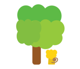 " Leo De Beau " - Lion with a Ribbon sticker #5535546