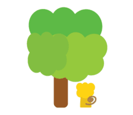 " Leo De Beau " - Lion with a Ribbon sticker #5535546