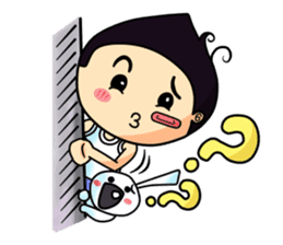 Mr. Waterchestnut and Choei Moei (ENG) sticker #5536065