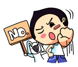 Mr. Waterchestnut and Choei Moei (ENG) sticker #5536070