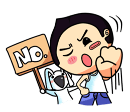 Mr. Waterchestnut and Choei Moei (ENG) sticker #5536070