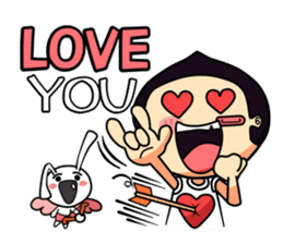 Mr. Waterchestnut and Choei Moei (ENG) sticker #5536073