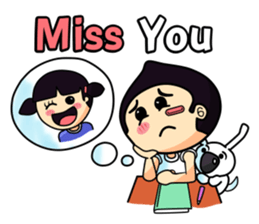 Mr. Waterchestnut and Choei Moei (ENG) sticker #5536076