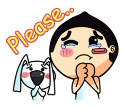 Mr. Waterchestnut and Choei Moei (ENG) sticker #5536078