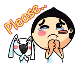 Mr. Waterchestnut and Choei Moei (ENG) sticker #5536078