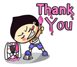 Mr. Waterchestnut and Choei Moei (ENG) sticker #5536079