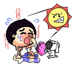 Mr. Waterchestnut and Choei Moei (ENG) sticker #5536081