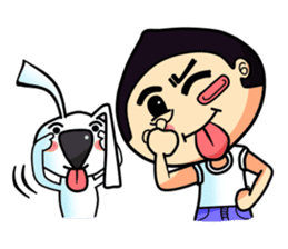 Mr. Waterchestnut and Choei Moei (ENG) sticker #5536083