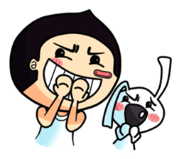 Mr. Waterchestnut and Choei Moei (ENG) sticker #5536085