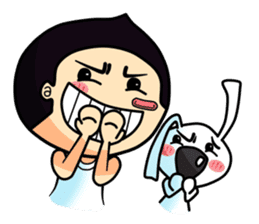 Mr. Waterchestnut and Choei Moei (ENG) sticker #5536085