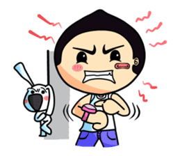 Mr. Waterchestnut and Choei Moei (ENG) sticker #5536087