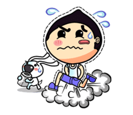 Mr. Waterchestnut and Choei Moei (ENG) sticker #5536090