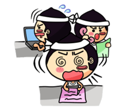 Mr. Waterchestnut and Choei Moei (ENG) sticker #5536095