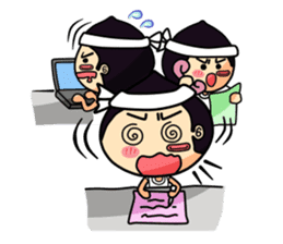 Mr. Waterchestnut and Choei Moei (ENG) sticker #5536095