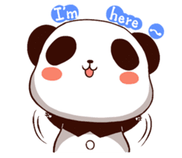 panda collar-abo sticker #5537540