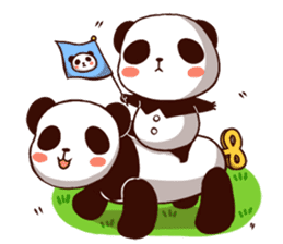 panda collar-abo sticker #5537550