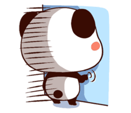 panda collar-abo sticker #5537551