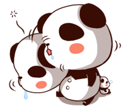 panda collar-abo sticker #5537554