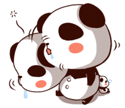 panda collar-abo sticker #5537554