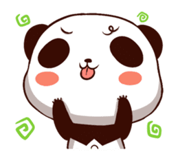panda collar-abo sticker #5537558