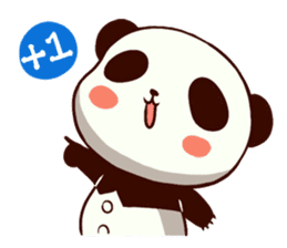 panda collar-abo sticker #5537569