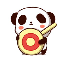 panda collar-abo sticker #5537571